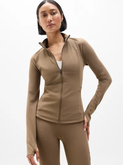 Athleta Salutation Jacket 2.0 In Brown