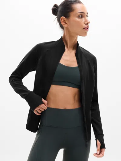 Athleta Salutation Jacket In Black