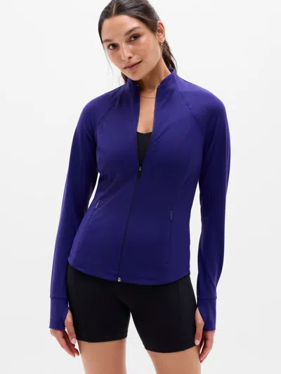Athleta Salutation Jacket In Blue