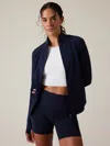 Athleta Salutation Jacket In Navy