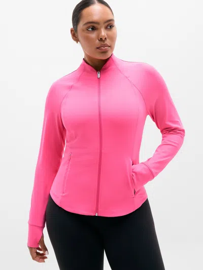 Athleta Salutation Jacket In Pink