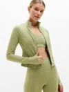Athleta Salutation Pop Stitch Crop Jacket