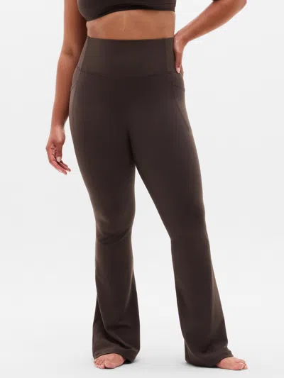 Athleta Salutation Stash Flare Pant In Brown