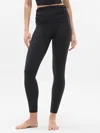 Athleta Salutation Stash Fold Over 7/8 Legging In Black