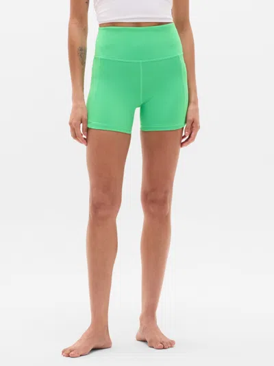 Athleta Salutation Stash High Rise 5" Short In Green