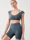Athleta Salutation Stash High Rise 7 Short In Eden