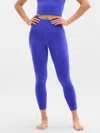 Athleta Salutation Stash High Rise 7/8 Legging In Blue