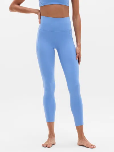 Athleta Salutation Stash High Rise 7/8 Legging In Blue