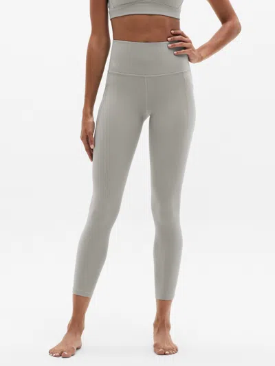 Athleta Salutation Stash High Rise 7/8 Legging In Gray