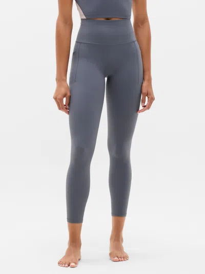 Athleta Salutation Stash High Rise 7/8 Legging In Gray