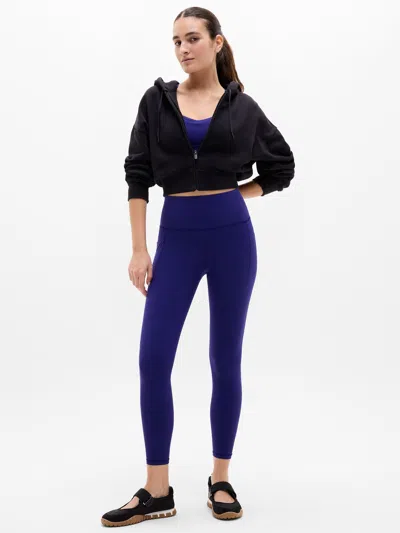 Athleta Salutation Stash High Rise 7/8 Legging In Blue