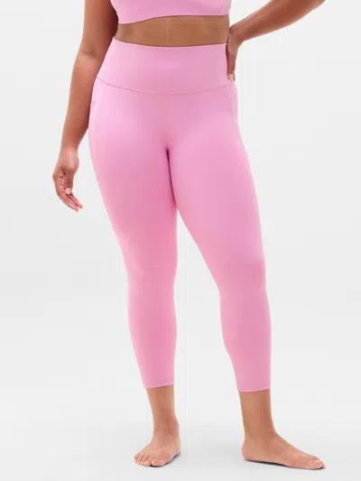 Athleta Salutation Stash High Rise 7/8 Legging In Pink