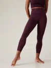 Athleta Salutation Stash Leggings In Spiced Cabernet