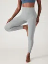 Athleta Salutation Stash High Rise 7/8 Legging In Storm Cloud