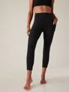 Athleta Salutation Stash Capri In Black