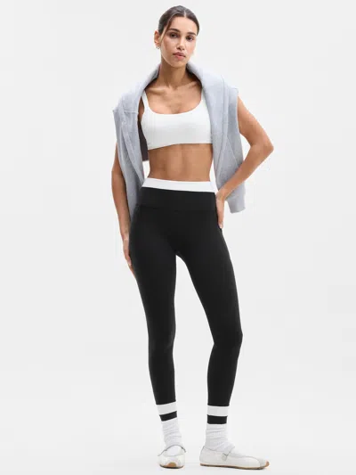 Athleta Salutation Stash High Rise Double Up Lift Legging In Black