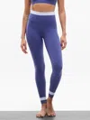 Athleta Salutation Stash High Rise Double Up Lift Legging In Lazuli/gossamer