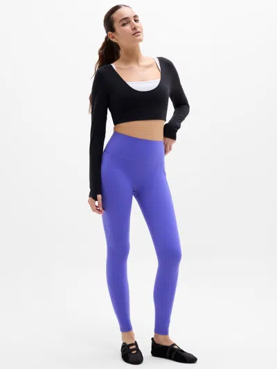 Athleta Salutation Stash High Rise Legging In Blue