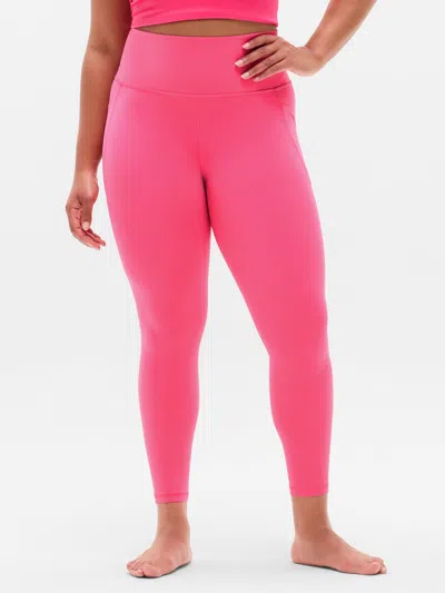 Athleta Salutation Stash High Rise Legging In Pink