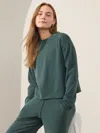Athleta Seasoft Crewneck Sweatshirt In Cypress