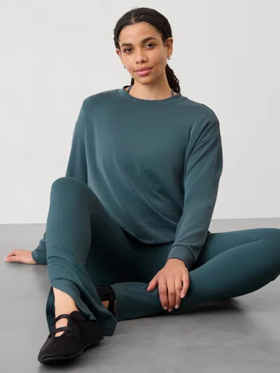 Athleta Seasoft Crewneck Sweatshirt In Eden