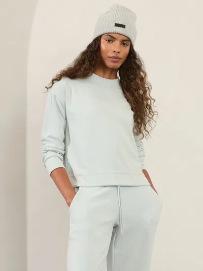 Athleta Seasoft Crewneck Sweatshirt In Glacier