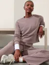 Athleta Seasoft Crewneck Sweatshirt In Smoky Rose