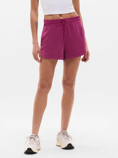 Athleta Seasoft Mid Rise 4" Short In Purple