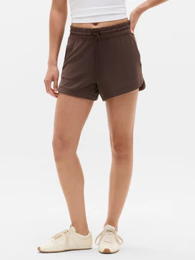 Athleta Seasoft Mid Rise 4" Short In Woodland
