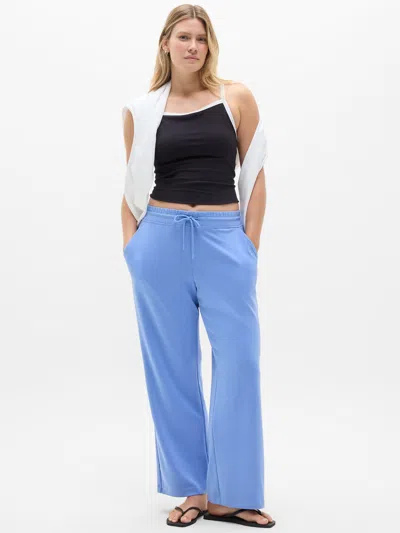 Athleta Seasoft Mid Rise Straight Pant In Blue