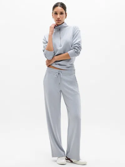 Athleta Seasoft Mid Rise Straight Pant In Blue Star