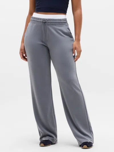 Athleta Seasoft Mid Rise Straight Pant In Gray
