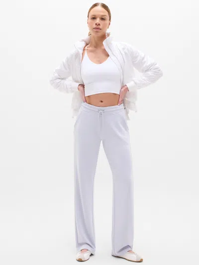 Athleta Seasoft Mid Rise Straight Pant In Gray