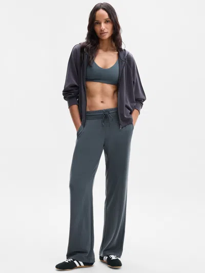 Athleta Seasoft Mid Rise Straight Pant In Nightfall