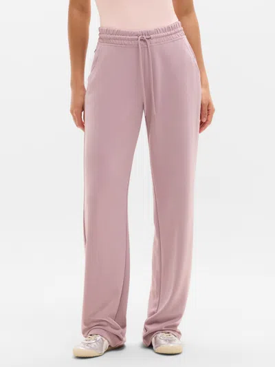 Athleta Seasoft Mid Rise Straight Pant In Pink