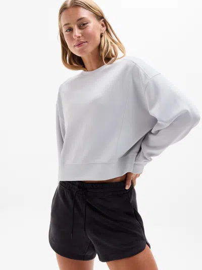 Athleta Seasoft Rib Crewneck Sweatshirt