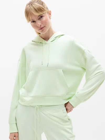 Athleta Seasoft Rib Hoodie In Green