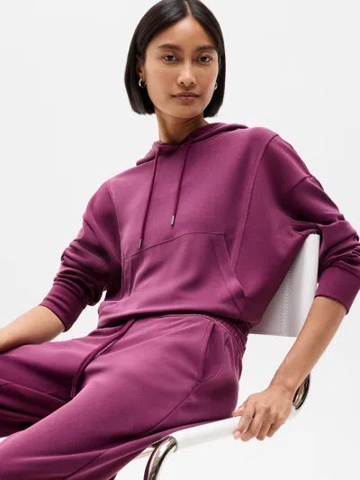 Athleta Seasoft Rib Hoodie In Purple