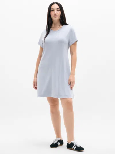 Athleta Seasoft Tee Dress In Blue Star