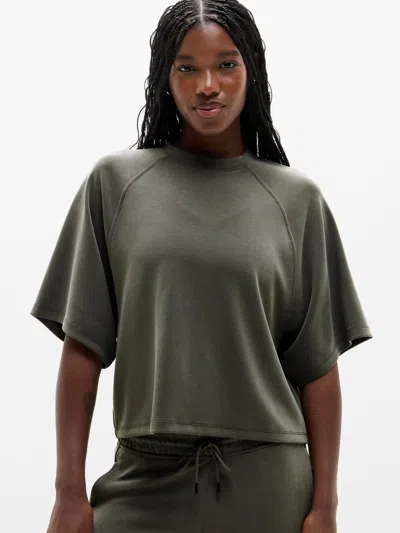 Athleta Seasoft Tee In Green