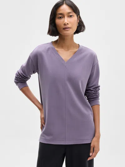 Athleta Seasoft V-neck Sweatshirt In Multi