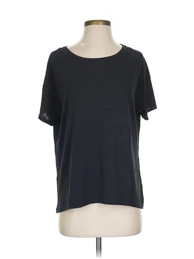 Pre-owned Athleta Short Sleeve T-shirt In Black