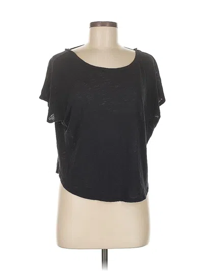 Pre-owned Athleta Short Sleeve T-shirt In Black