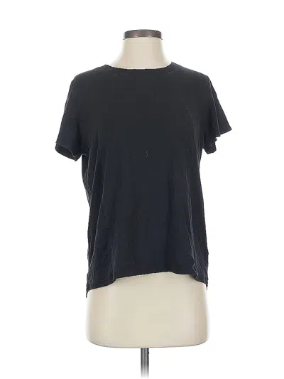 Pre-owned Athleta Short Sleeve T-shirt In Black