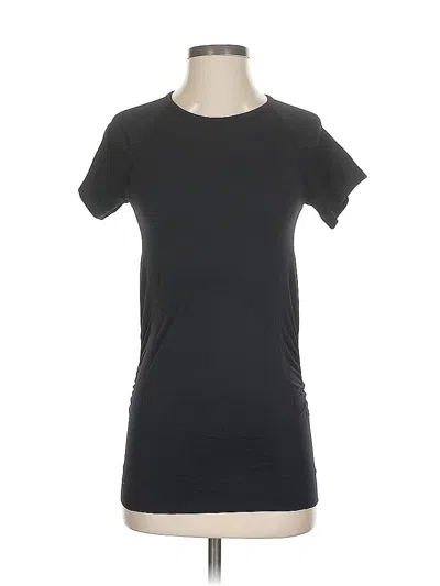 Pre-owned Athleta Short Sleeve T-shirt In Black