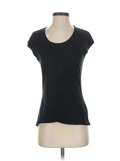 Pre-owned Athleta Short Sleeve T-shirt In Black