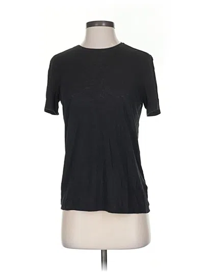 Pre-owned Athleta Short Sleeve T-shirt In Black