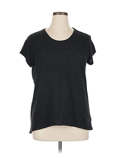 Pre-owned Athleta Short Sleeve T-shirt In Black