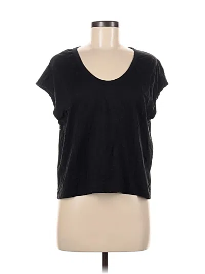 Pre-owned Athleta Short Sleeve T-shirt In Black