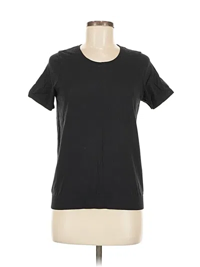 Pre-owned Athleta Short Sleeve T-shirt In Black